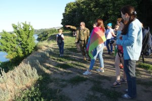 В парке усадьбы Долгоруких-Фадеевых в Ржищеве